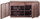 Zuo Modern Linea Credenza In Walnut Finish Made With MDF And Solid Fir Wood