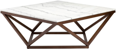 Nuevo Living Jasmine Coffee Table In White Marble
And AN Ash Stained Walnut Frame