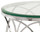 Nuevo Living Juliette Side Table In Stainless Steel With Beveled Edge Tempered Glass Round Top