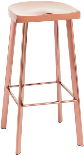 Icon Bar Stool, Rose Gold