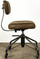 Rand Office Chair In Leather And Made With Steel Casters