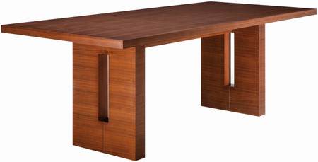 Nico Dining Table In A Stained American Walnut Veneer With A MDF Core Cconstruction