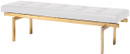 Nuevo Louve Bench White