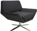 Sly Lounge Chair Dark Grey Wool