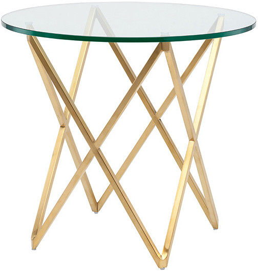 Gold lattice 2024 side table