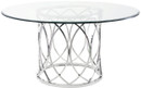 Juliette Dining Table High Polished Stainless Steel