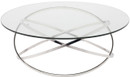 Corel Coffee Table Polished Stainless Steel