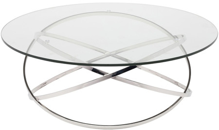 Corel Coffee Table Polished Stainless Steel