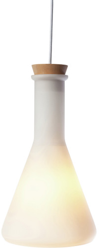 Rhea Pendant Frosted White Glass