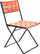 Lina Folding Chair In Terracotta