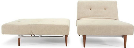 Retro Style Convertible Chair