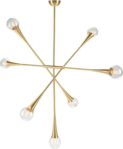 Tristan 7 Pendant Lamp In Brass