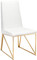 Nuevo Caprice Dining Chair In White