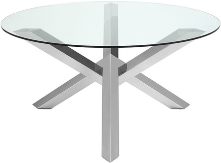 Nuevo Living Costa Dining Table Stainless Steel