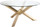 Nuevo Living Costa Dining Table Brushed Gold Stainless Steel