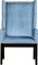 Velvet Orianna Arm Chair Blue