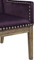 Velvet Orianna Arm Chair Purple