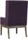 Velvet Orianna Arm Chair Purple