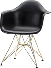 Ray Dining Chair Black And Gold