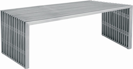 Amici Bench Brushed Stainless Steel