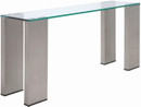 Parker Console Brushed Stainless Steel