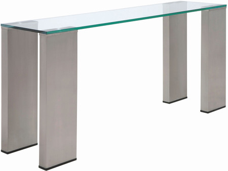 Parker Console Brushed Stainless Steel