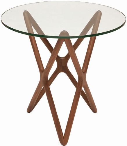 Nuevo Living Star Side Table In American Walnut