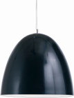 Dome Pendant Lamp Black