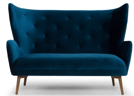 Klara Two Seater Midnight Blue