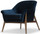 Charlize Single Seater Midnight Blue