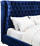 Constantine Blue Velvet Bed