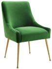 Simeon Green Velvet Side Chair