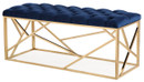 Clementine Navy Blue Long Bench