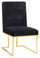 Osaka Black Velvet Chair