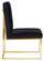 Osaka Black Velvet Chair