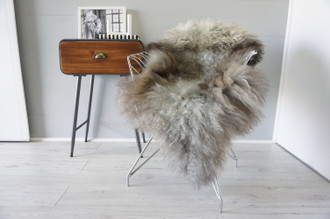 Genuine Scandinavian Pelssau Sheepskin Rug | Unique Norway Sheepskin Hide | Scandinavian Sheepskin | Extremely Soft Silky Wool Rug |  SPR19