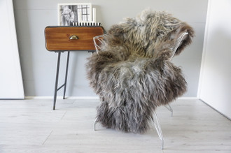 Genuine Scandinavian Pelssau Sheepskin Rug | Unique Norway Sheepskin Hide | Scandinavian Sheepskin | Extremely Soft Silky Wool Rug |  SPR17