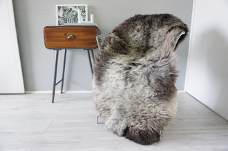 Genuine Rare Unique Ethically Sourced Single Natural Sheepskin Rug | Sheepskin Hide | Animal Hide Rug | Soft Dense Wool | Home Decor | SNR29