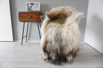 Genuine Icelandic Sheepskin Rug | Sheepskin Hide | Icelandic Sheepskin | Long Wool Rug | Natural Colour | Rare Breed  SIR17