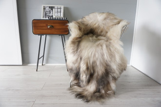 Genuine Icelandic Sheepskin Rug | Sheepskin Hide | Icelandic Sheepskin | Long Wool Rug | Natural Colour | Rare Breed  SIR32