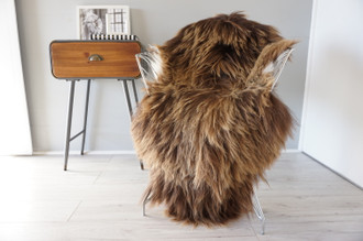 Genuine Icelandic Sheepskin Rug | Sheepskin Hide | Icelandic Sheepskin | Long Wool Rug | Natural Colour | Rare Breed  SIR51