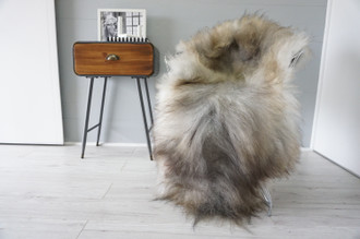 Genuine Icelandic Sheepskin Rug | Sheepskin Hide | Icelandic Sheepskin | Long Wool Rug | Natural Colour | Rare Breed  SIR10