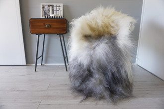 Genuine Icelandic Sheepskin Rug | Sheepskin Hide | Icelandic Sheepskin | Long Wool Rug | Natural Colour | Rare Breed  SIR68