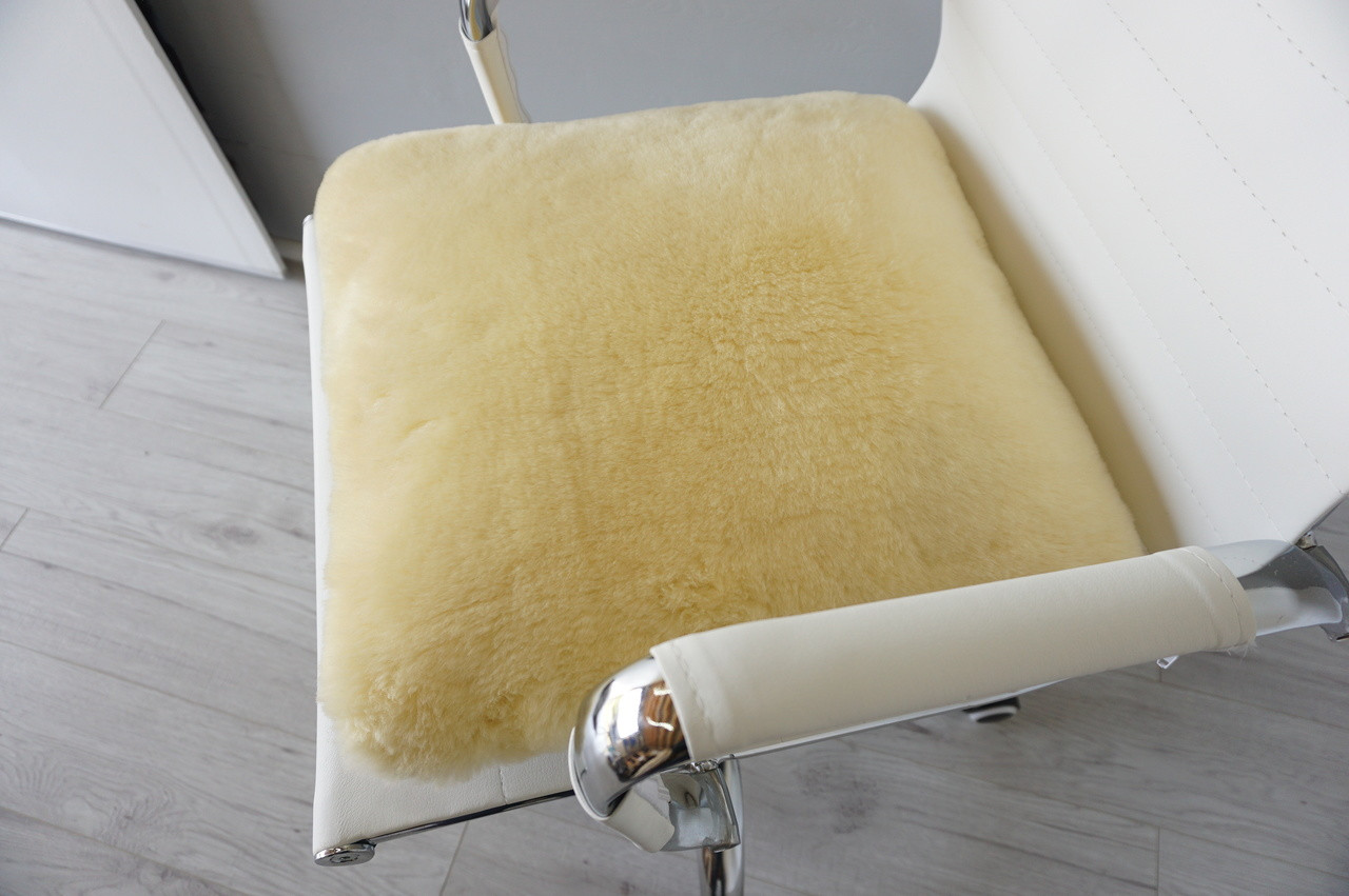 Genuine Medical Sheepskin Office Chair Cushion Sheepskin Chair