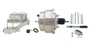 GMFS1-311  1955-1958 GM Full Size 8" Dual Chrome Power Brake Booster Conversion Kit