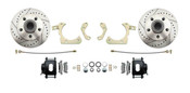 DBK5558LXB  1955-1958 GM Full Size High Performance Disc Brake Conversion Kit Black Calipers (Impala, Bel Air, Biscayne)