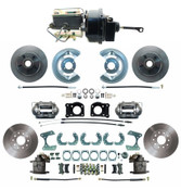 DBK6473-9-FD-250-D  - 1964.5-1966 Ford Mustang Front & Rear Power Disc Brake Conversion
