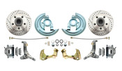 DBK6267LX  - 1962-1967 Chevy Nova X-Body Disc Brake Kit Drilled & Slotted Rotors