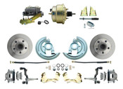 DBK6472-GM-207  - 1964-1972 GM A Body Front Power Disc Brake Conversion Kit Standard Rotors w/ 8" Dual Zinc Booster Kit