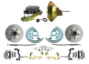 DBK6769-GM-224  - 1967-1969 F Body 1968-1974 X Body Front Power Disc Brake Conversion Kit Standard Rotors w/ 11" Delco Stamped Booster Kit